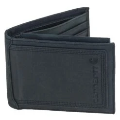 Carhartt Wallets: Men's B000021200199 Black Detroit Passcase Wallet