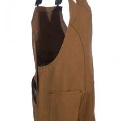 Carhartt Kids' Overalls: Boys' CM8601 D15 Brown Duck Washed Bib Overalls -Carhartt carhartt cm8601 d15 hd l 01