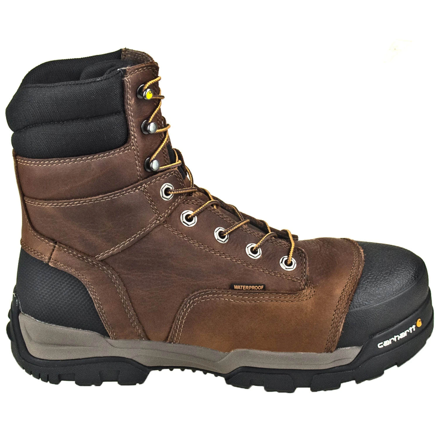 Carhartt Boots: Energy 8-Inch Waterproof EH Composite Toe CME8355 Men's Brown Work Boots 6 Carhartt Boots: Energy 8-Inch Waterproof EH Composite Toe CME8355 Men's Brown Work Boots - Image 4