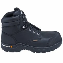 Carhartt Boots: Men's CMF6371 Black 6-Inch Waterproof Composite Toe Rugged Flex EH Boots -Carhartt carhartt cmf 6371 o 01