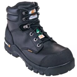 Carhartt Boots: Men's CMR6971 Black Waterproof Puncture-Resistant Composite Toe Boots -Carhartt carhartt cmr6971 p 01