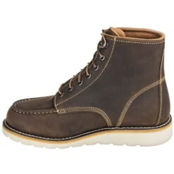 Carhartt Boots: Men's CMW6095 Brown 6-Inch Waterproof General Toe Wedge Boots 11 Carhartt Boots: Men's CMW6095 Brown 6-Inch Waterproof General Toe Wedge Boots -Carhartt carhartt cmw6095 i 01