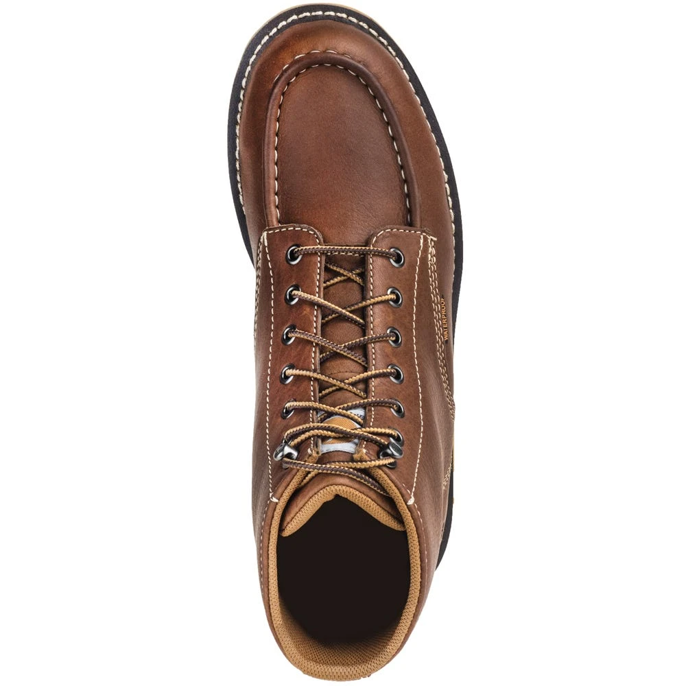 Carhartt Boots: Men's CMW6275 Steel Toe Waterproof Tan EH 6-Inch Wedge Boots 4 Carhartt Boots: Men's CMW6275 Steel Toe Waterproof Tan EH 6-Inch Wedge Boots - Image 2