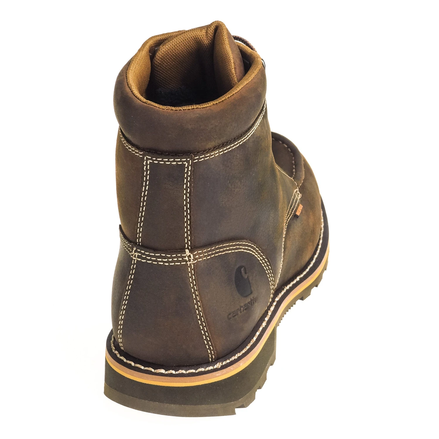 Carhartt Boots: Men's CMW6197 Brown Waterproof 6-Inch General Toe Work Boots 3 Carhartt Boots: Men's CMW6197 Brown Waterproof 6-Inch General Toe Work Boots