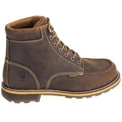 Carhartt Boots: Men's CMW6197 Brown Waterproof 6-Inch General Toe Work Boots 12 Carhartt Boots: Men's CMW6197 Brown Waterproof 6-Inch General Toe Work Boots -Carhartt carhartt cmw6197 o 01