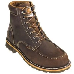 Carhartt Boots: Men's CMW6197 Brown Waterproof 6-Inch General Toe Work Boots 13 Carhartt Boots: Men's CMW6197 Brown Waterproof 6-Inch General Toe Work Boots -Carhartt carhartt cmw6197 p 01