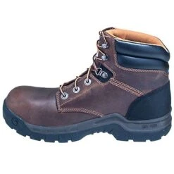 Carhartt Boots: Men's Brown CMF6066 Slip Resistant Leather Work Flex EH Boots -Carhartt carhartt footwear cmf6366 i 01 1