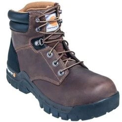 Carhartt Boots: Men's Brown CMF6066 Slip Resistant Leather Work Flex EH Boots -Carhartt carhartt footwear cmf6366 p 01 1