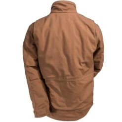 Carhartt Coats: Men's Brown 102182 211 FR Full Swing Quick Duck Coat -Carhartt carhartt 102182 211 4