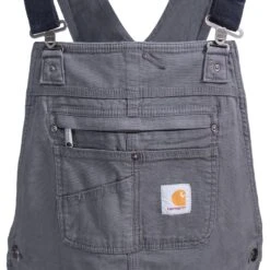 Carhartt Overalls: Men's Rugged Flex 102987 039 Gravel Rigby Bib Overalls -Carhartt carhartt 102987 039 3