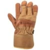 Carhartt Gloves: Unisex A513 BRN Insulated Grain Brown Leather Work Gloves