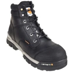 Carhartt Boots: Men's CME6351 Black 6-Inch Waterproof Insite Composite Toe EH Work Boots 16 Carhartt Boots: Men's CME6351 Black 6-Inch Waterproof Insite Composite Toe EH Work Boots -Carhartt carhartt cme6351 p 01