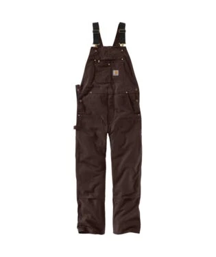 Carhartt Overalls: Men's 102776 DKB Dark Brown Relaxed Fit Duck Bib Overall 3 Carhartt Overalls: Men's 102776 DKB Dark Brown Relaxed Fit Duck Bib Overall