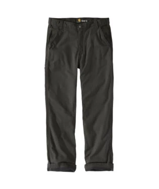 Carhartt Pants: Men's 103342 306 Peat Rugged Flex Relaxed Fit Canvas Flannel-Lined Utility Work Pant 4 Carhartt Pants: Men's 103342 306 Peat Rugged Flex Relaxed Fit Canvas Flannel-Lined Utility Work Pant - Image 2