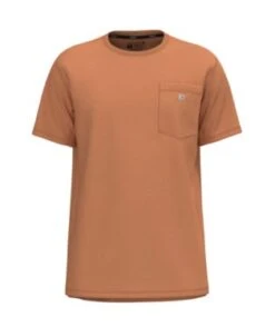 Carhartt Shirts: Men's 104616 DYO Dusty Orange Force Relaxed Fit Short Sleeve Pocket T-Shirt