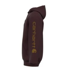 Carhartt Sweatshirts: Men's K288 PRT Port Midweight Hooded Logo Sweatshirt 7 Carhartt Sweatshirts: Men's K288 PRT Port Midweight Hooded Logo Sweatshirt -Carhartt detail k288 prt a 2