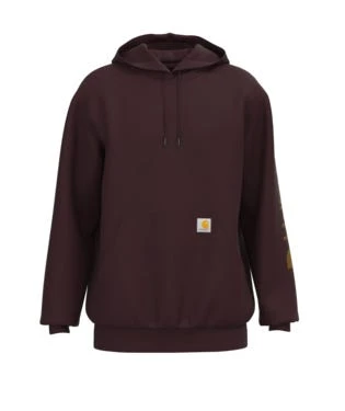 Carhartt Sweatshirts: Men's K288 PRT Port Midweight Hooded Logo Sweatshirt 4 Carhartt Sweatshirts: Men's K288 PRT Port Midweight Hooded Logo Sweatshirt - Image 2
