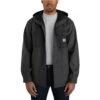 Carhartt Jackets: Men's 105022 BKH Black Heather Rain Defender Relaxed Fit Hooded Shirt Jacket -Carhartt download 2021 08 24t131605.925