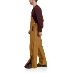 Carhartt Overalls: Men's 104393 BRN Brown Loose Fit Firm Duck Insulated Bib Overall -Carhartt download 2021 08 27t115815.789