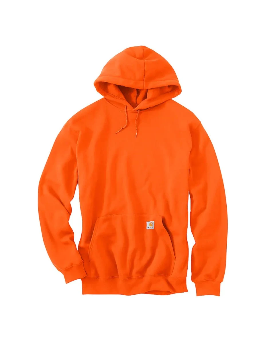 Carhartt Sweatshirts: Men's K121 BOG Brite Orange Hooded Pullover Sweatshirt 3 Carhartt Sweatshirts: Men's K121 BOG Brite Orange Hooded Pullover Sweatshirt