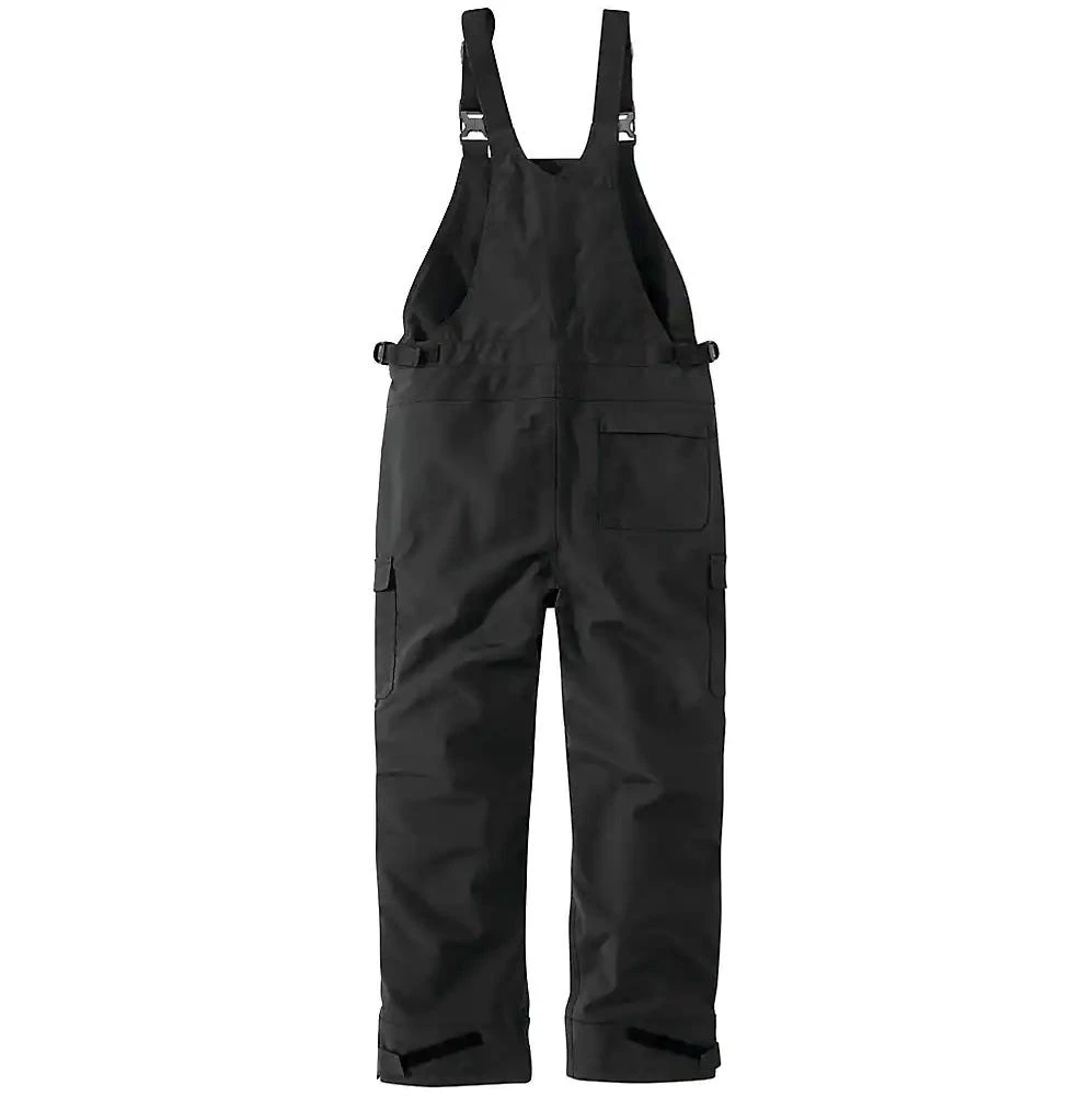 Carhartt Bibs: Men's 104674 BLK Black Storm Defender Loose Fit Heavyweight Bib Overalls 4 Carhartt Bibs: Men's 104674 BLK Black Storm Defender Loose Fit Heavyweight Bib Overalls - Image 2