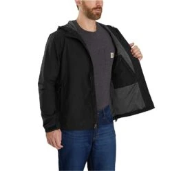 Carhartt Jacket: Men's 104671 N04 Black Rain Defender Relaxed Fit Lightweight Jacket -Carhartt download 2022 05 10t153326.846