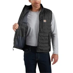 Carhartt Vests: Men's 102286 001 Black Rain Defender Relaxed Fit Lightweight Insulated Vest -Carhartt download 2022 05 11t113425.344