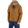 Carhartt Jackets: Men's 104392 BRN Brown Relaxed Fit Washed Duck Sherpa-Lined Jacket -Carhartt download 2022 05 11t124514.075