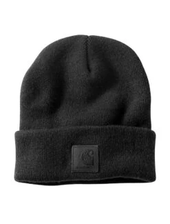 Carhartt Hats: 101070 BLK Black Label Watch Hat