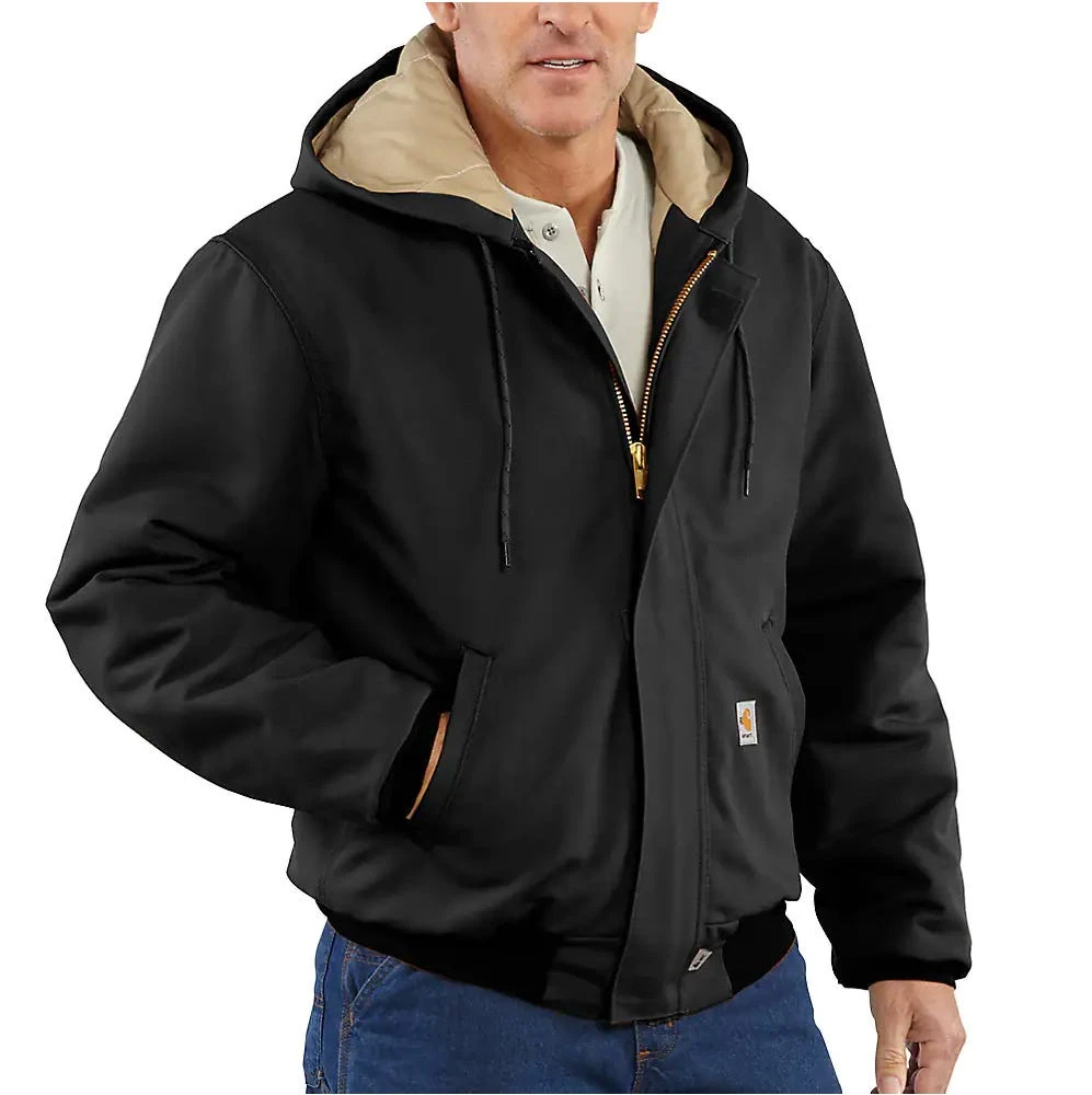 Carhartt Jackets: Men's 101621 001 Black FR Active Quilt Lined Jacket 3 Carhartt Jackets: Men's 101621 001 Black FR Active Quilt Lined Jacket