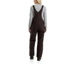 Carhartt Overalls: Women's 104049 DKB Dark Brown Quilt Lined Duck Bib Overall -Carhartt download 19
