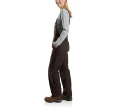 Carhartt Overalls: Women's 104049 DKB Dark Brown Quilt Lined Duck Bib Overall -Carhartt download 20