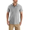 Carhartt Force Shirts: Men's 103569 034 Heather Grey Force Cotton Delmont Pocket Polo 2 Carhartt Force Shirts: Men's 103569 034 Heather Grey Force Cotton Delmont Pocket Polo -Carhartt download 6 2