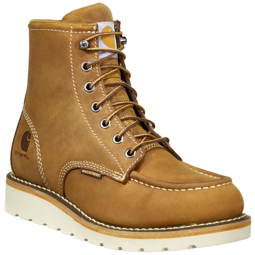 Carhartt Boots: Women's FW6025-W Brown Oil Tanned 6-Inch Soft Toe Wedge Work Boot 3 Carhartt Boots: Women's FW6025-W Brown Oil Tanned 6-Inch Soft Toe Wedge Work Boot