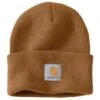 Carhartt Caps: Brown Acrylic Watch Cap A18 BRN -Carhartt image a18brn 550 550