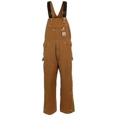 Carhartt Overalls: Men's R41 BRN Brown Cotton Lined Bib Overalls 7 Carhartt Overalls: Men's R41 BRN Brown Cotton Lined Bib Overalls - Image 5