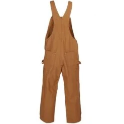Carhartt Overalls: Men's R37 BRN Brown Double Knee Duck Bib Overalls -Carhartt image 46088