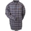 Carhartt Shirts: Midweight Flannel Work Shirt S137NVY -Carhartt image 48295