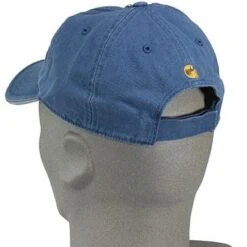 Carhartt Hats: Blue Cotton Twill Classic Baseball Cap A241DBL