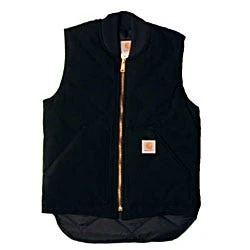 Carhartt Vests: Men's Black V01 BLK Cotton Duck Arctic Vest 3 Carhartt Vests: Men's Black V01 BLK Cotton Duck Arctic Vest