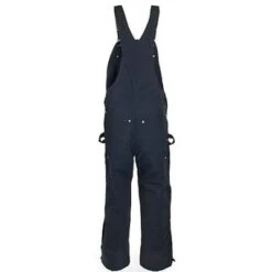 Carhartt Overalls: Men's R41 BLK Black Zip To Hip Quilt Lined Overalls -Carhartt image 55267