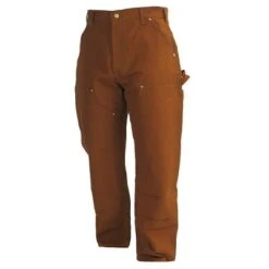 Carhartt Pants: Men's B01 BRN Brown Duck Work Pants -Carhartt image 58953
