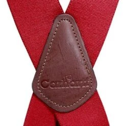 Carhartt Suspenders: 45002 Red Utility Clip Suspenders -Carhartt image 60389 1