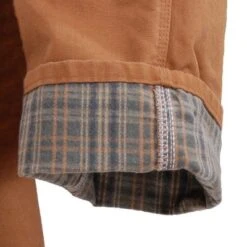 Carhartt Dungarees: Men's B111 BRN Brown Flannel-Lined Duck Dungarees -Carhartt image 64112