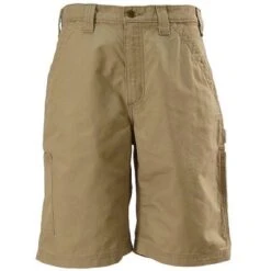 Carhartt Shorts: Men's Dark Khaki B147 DKH Cotton Canvas Work Shorts -Carhartt image 79624