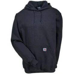 Carhartt Sweatshirts: Men's Black K121 BLK Hooded Pullover Sweatshirt 9 Carhartt Sweatshirts: Men's Black K121 BLK Hooded Pullover Sweatshirt -Carhartt k121blk carharttf 01