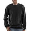 Carhartt Sweatshirts: Men's K124 BLK Black Midweight Loose Fit Crewneck Sweatshirt 1 Carhartt Sweatshirts: Men's K124 BLK Black Midweight Loose Fit Crewneck Sweatshirt -Carhartt k124blk mf18edit