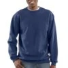 Carhartt Sweatshirt: Men's 104165 472 Navy Heavyweight Crewneck Paxton -Carhartt k124nvy