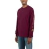 Carhartt Shirts: Men's K231 PRT Port Cotton Long Sleeve Logo Shirt