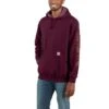 Carhartt Sweatshirts: Men's K288 PRT Port Midweight Hooded Logo Sweatshirt -Carhartt k288 prt